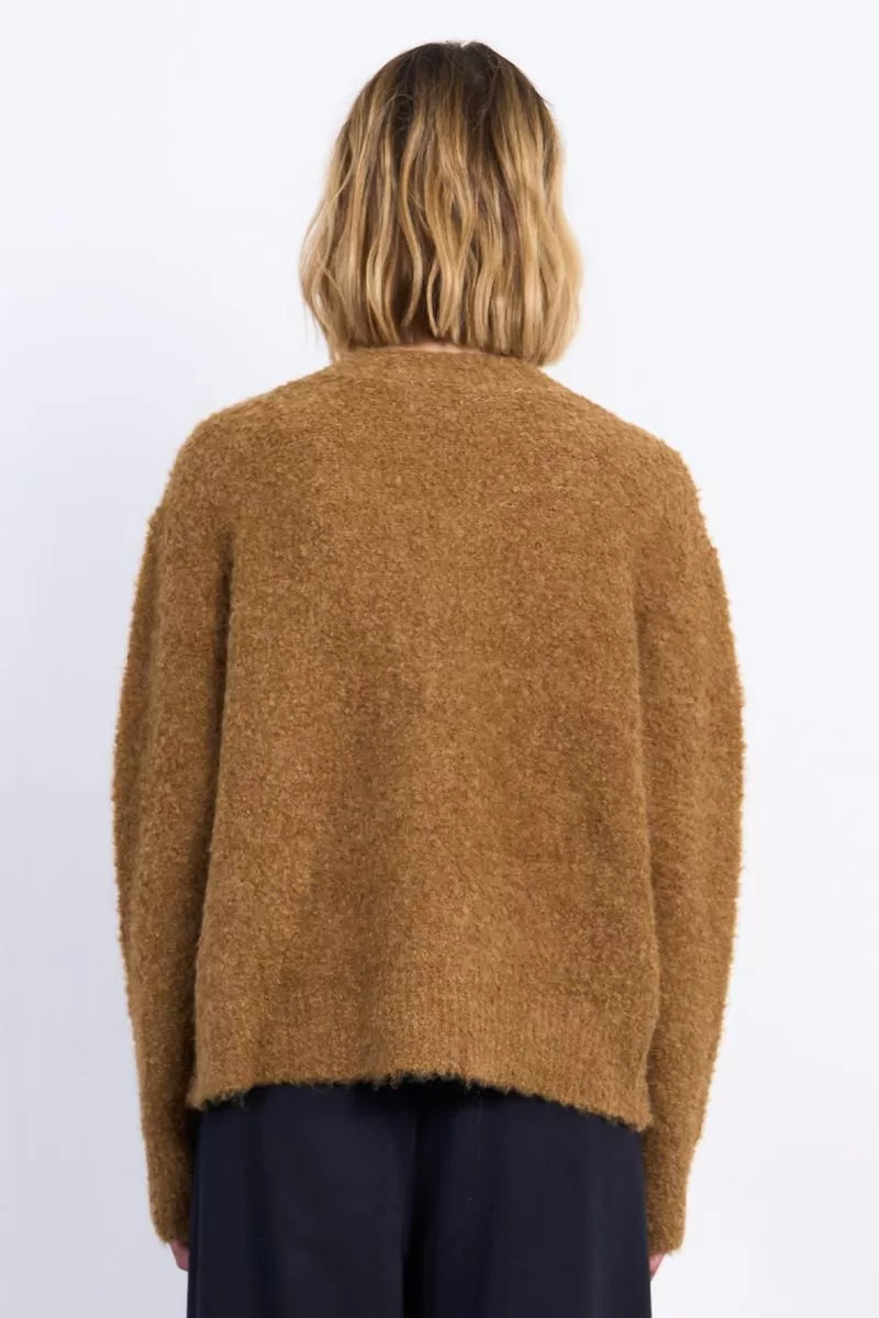 Molly Bracken | Knitted Tie Collar Cardigan