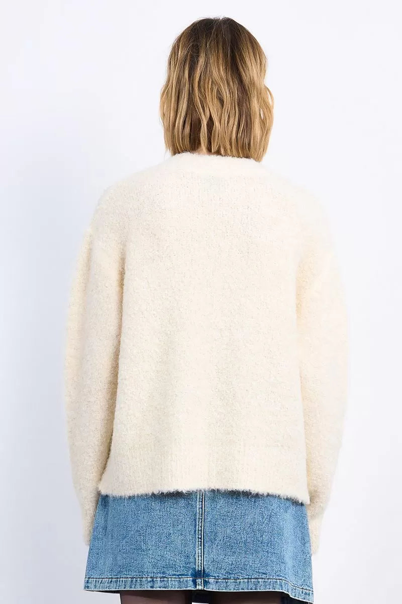 Molly Bracken | Knitted Tie Collar Cardigan