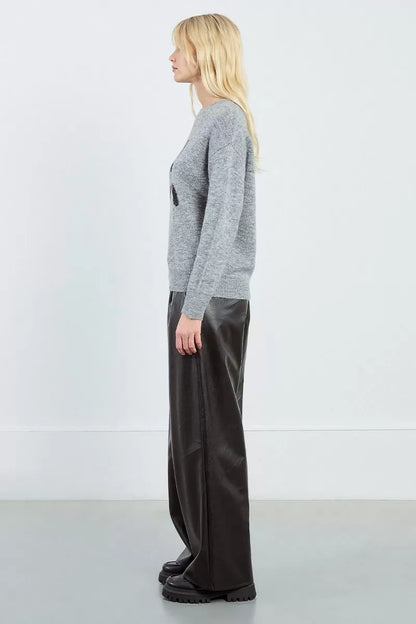 Molly Bracken | Knitted Bow And Bling Sweater