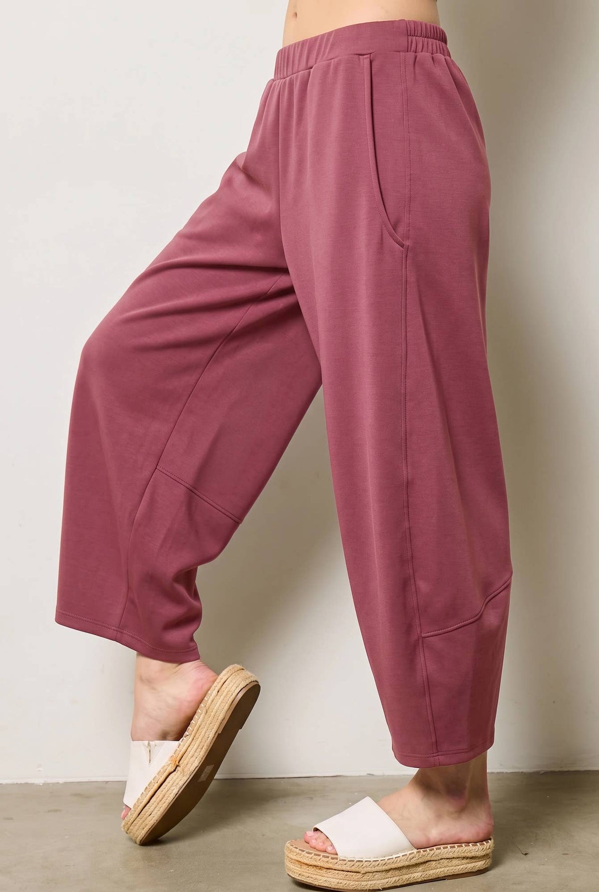 Mom Mode Barrel Leg Sweatpants (Multiple Colors)