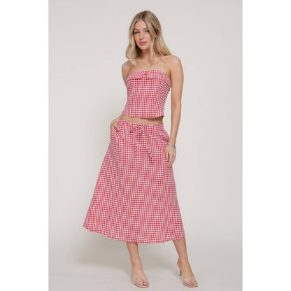 Sweet Summer Gingham Skirt