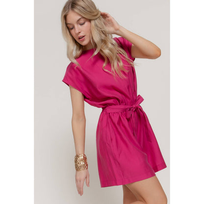 Palm Beach Pink Romper