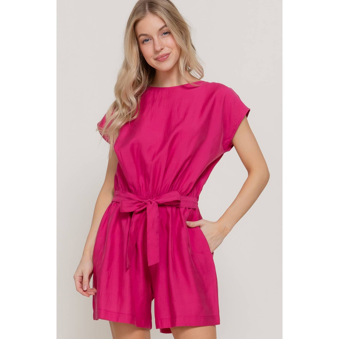 Palm Beach Pink Romper