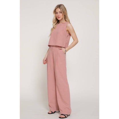Rosewater Linen Pants