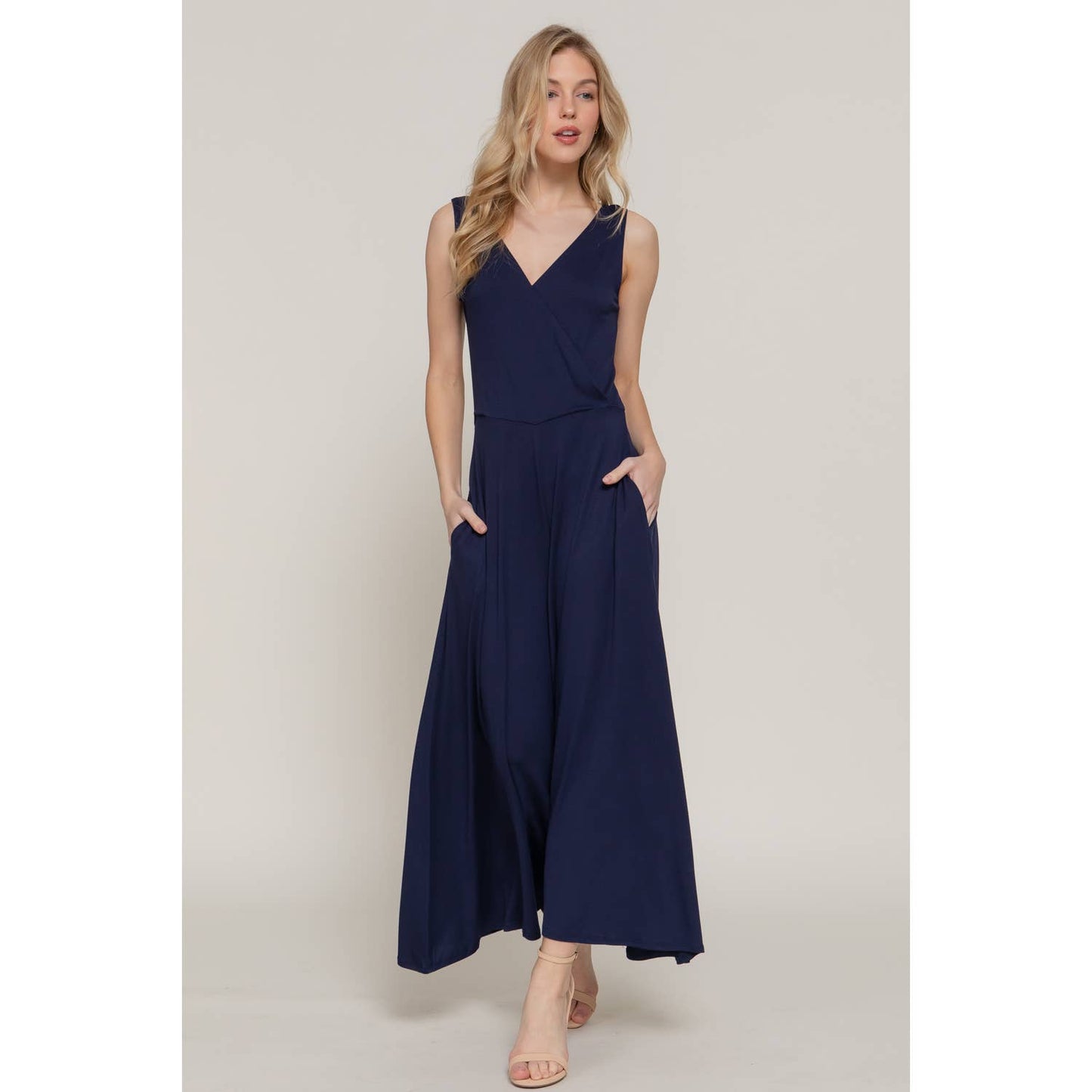 Midnight Riviera Wide Leg Jumpsuit