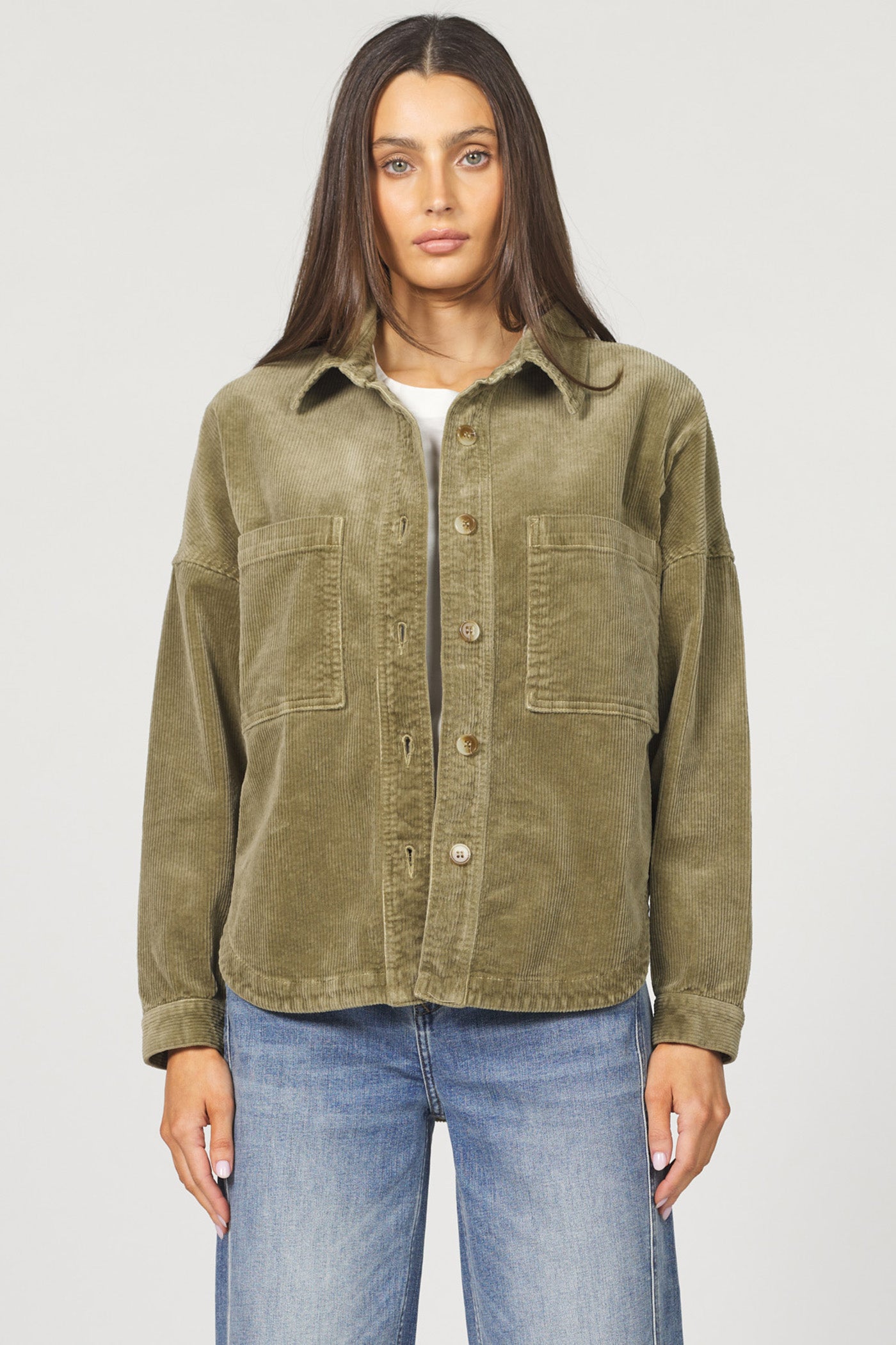 Dear John | Gina Button Front Oversized Denim Jacket