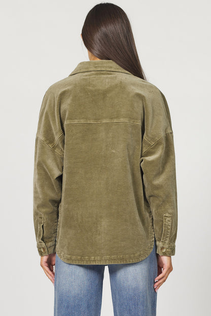 Dear John | Gina Button Front Oversized Denim Jacket