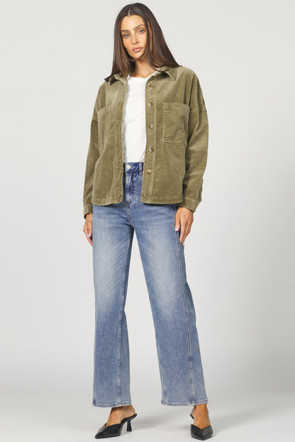 Dear John | Gina Button Front Oversized Denim Jacket