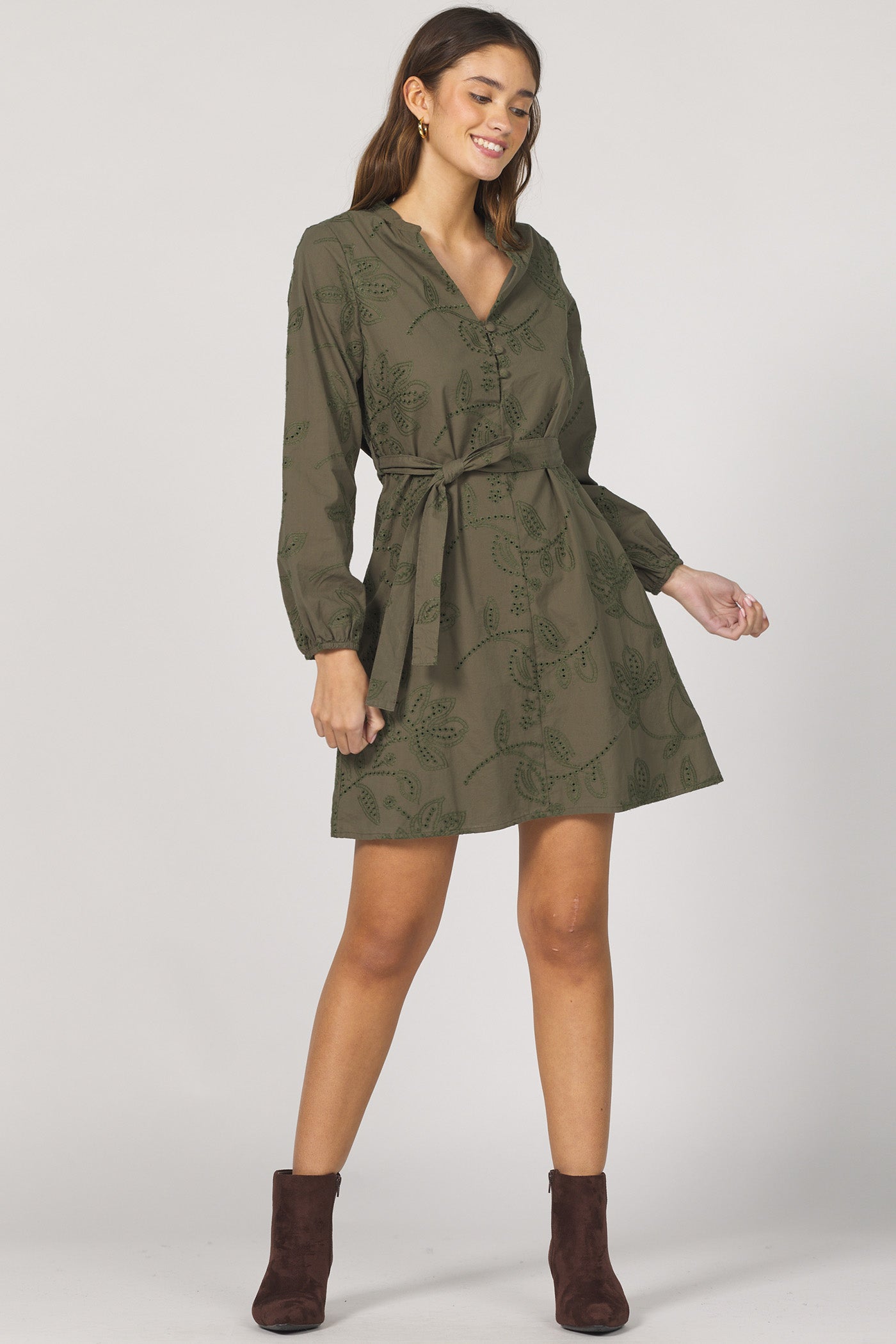 Dear John Christine Embroidered Dress