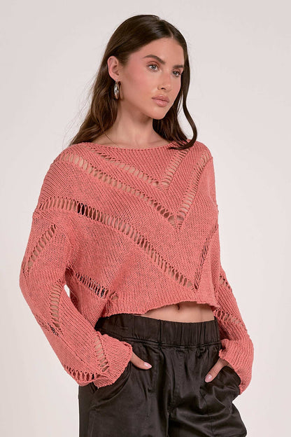 Elan | The Ivy Cutout Sweater