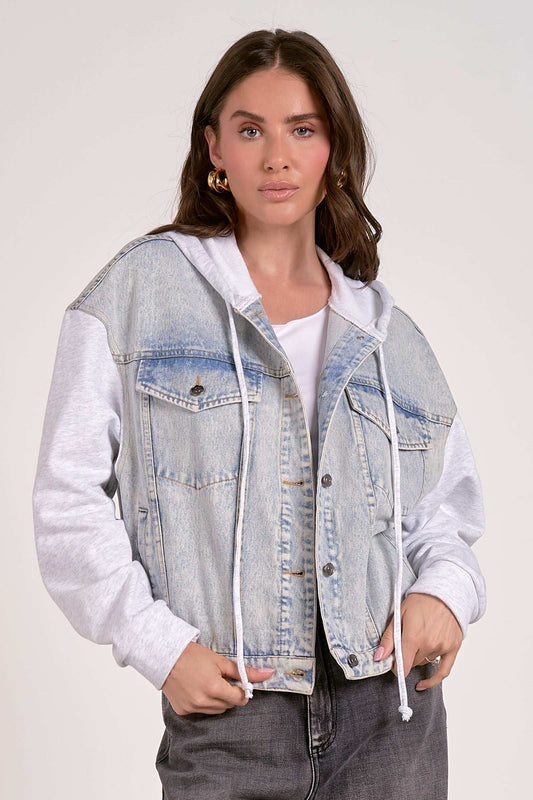 Elan | Knit & Denim Jacket