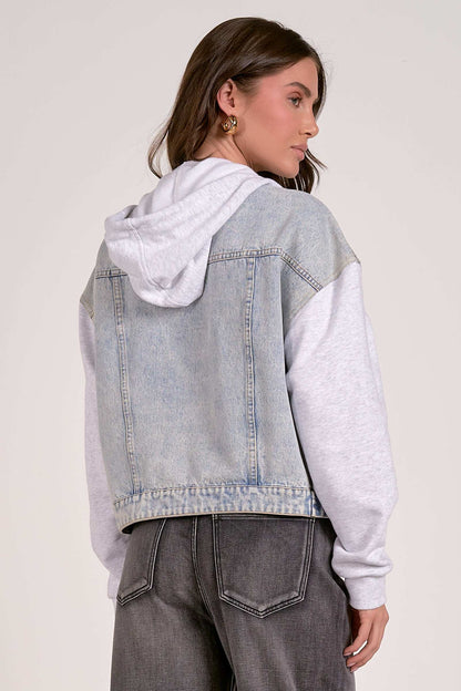 Elan | Knit & Denim Jacket
