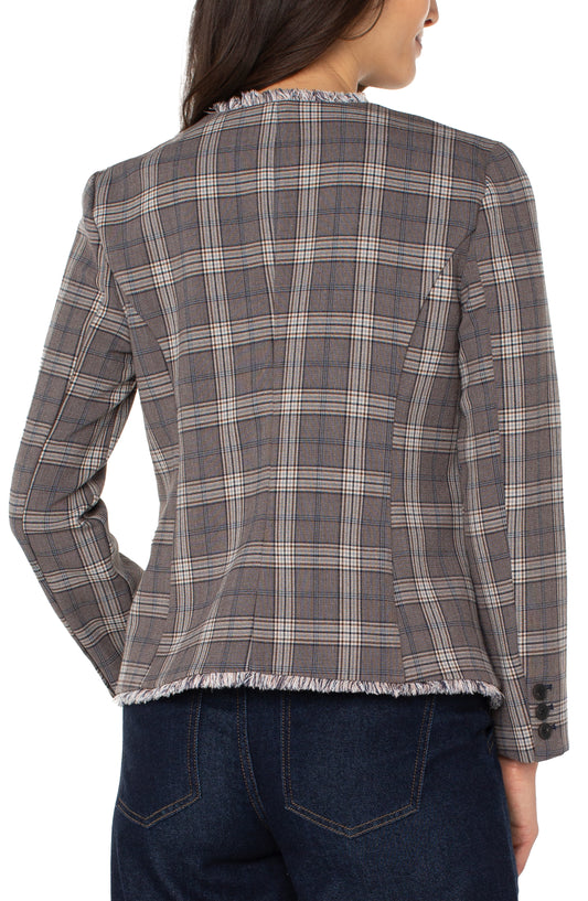 Liverpool | Collarless Fitted Blazer