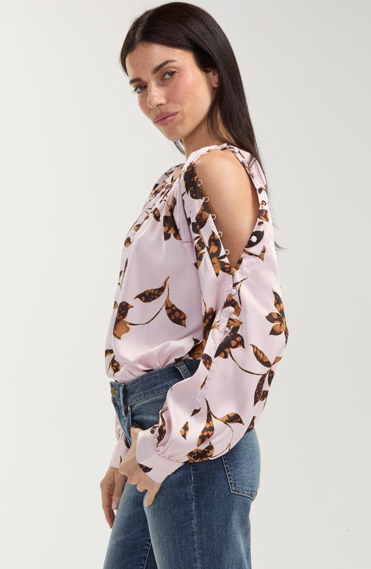Liverpool Button Sleeve Blouse