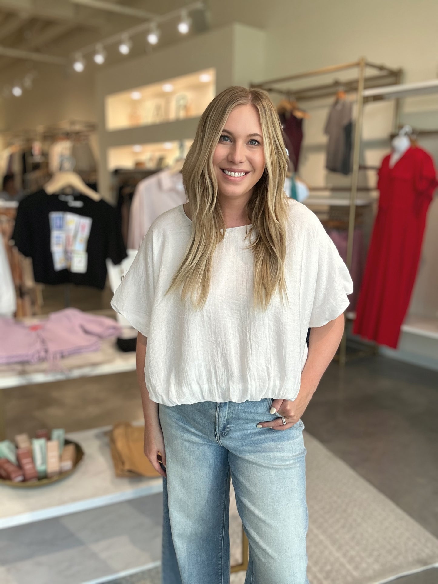Prairie Breeze Bubble Blouse